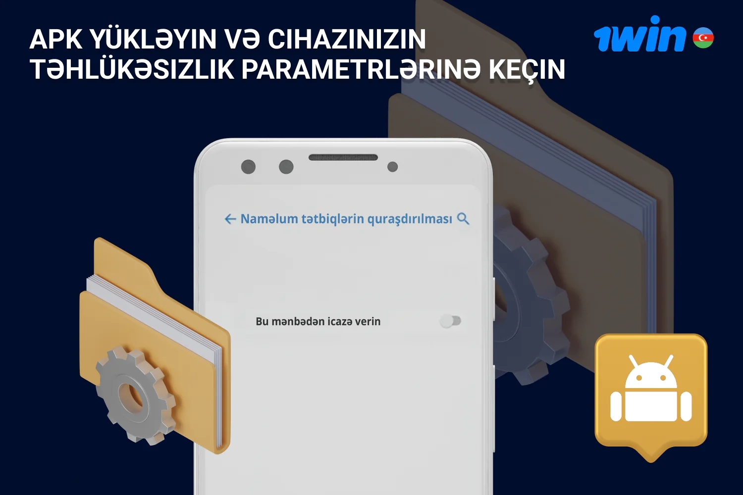 APK faylının endirilməsinin tamamlanmasını gözləyin